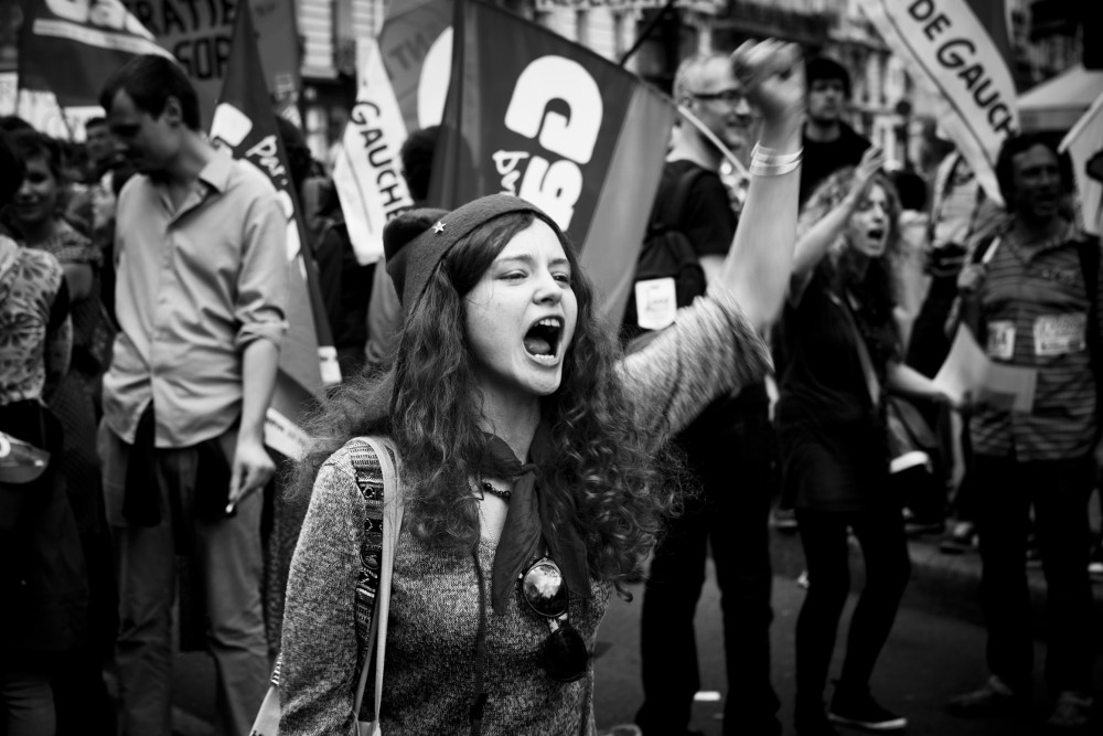 Demonstration of Front de Gauche