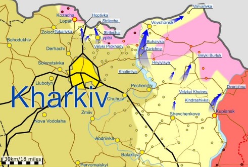 Kharkiv offensive Image War Mapper