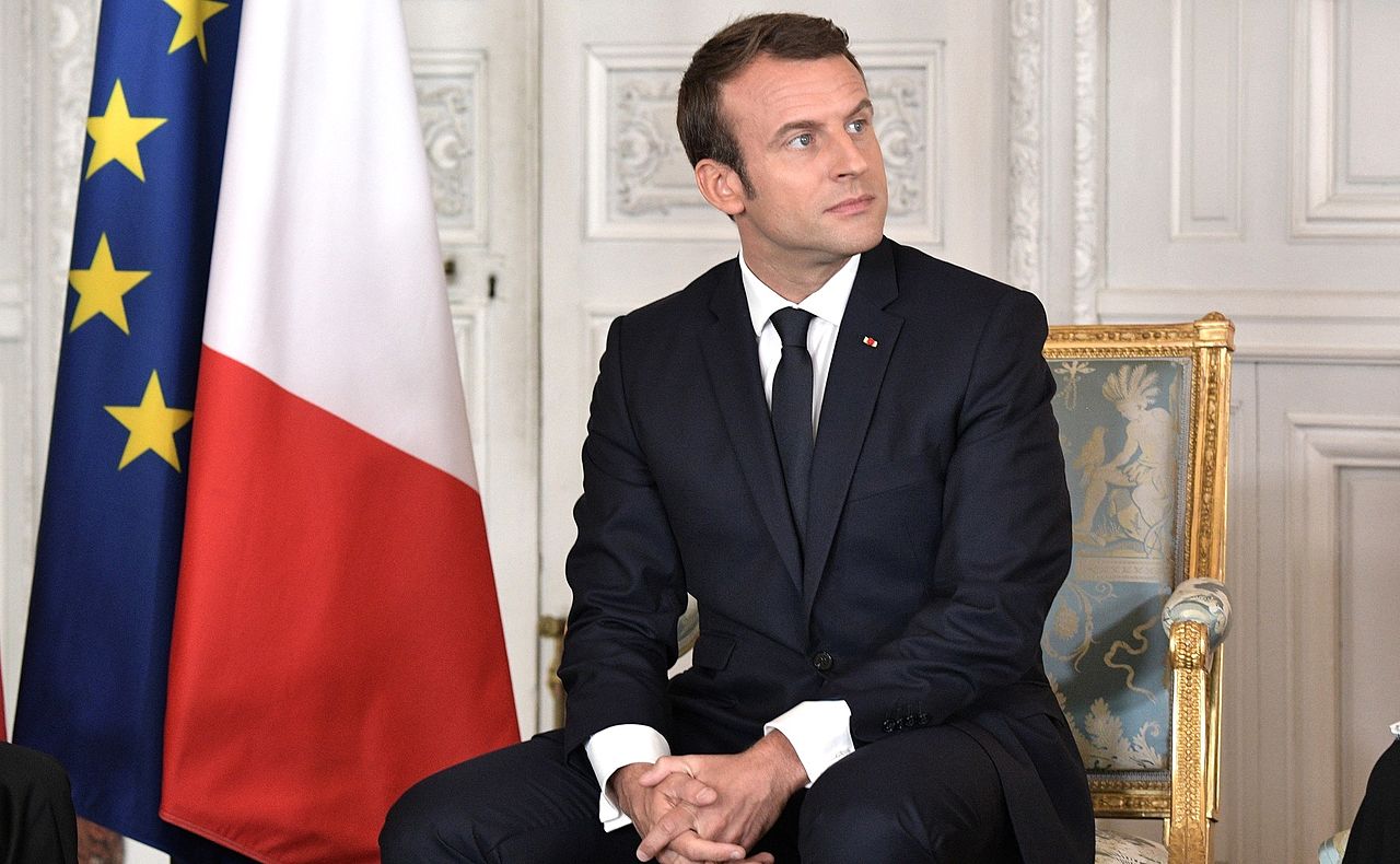 Macron Image Пресс служба Президента Российской Федерации Wikimedia Commons