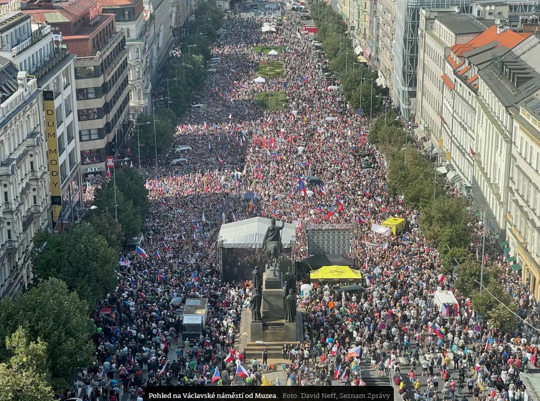 Prague protest