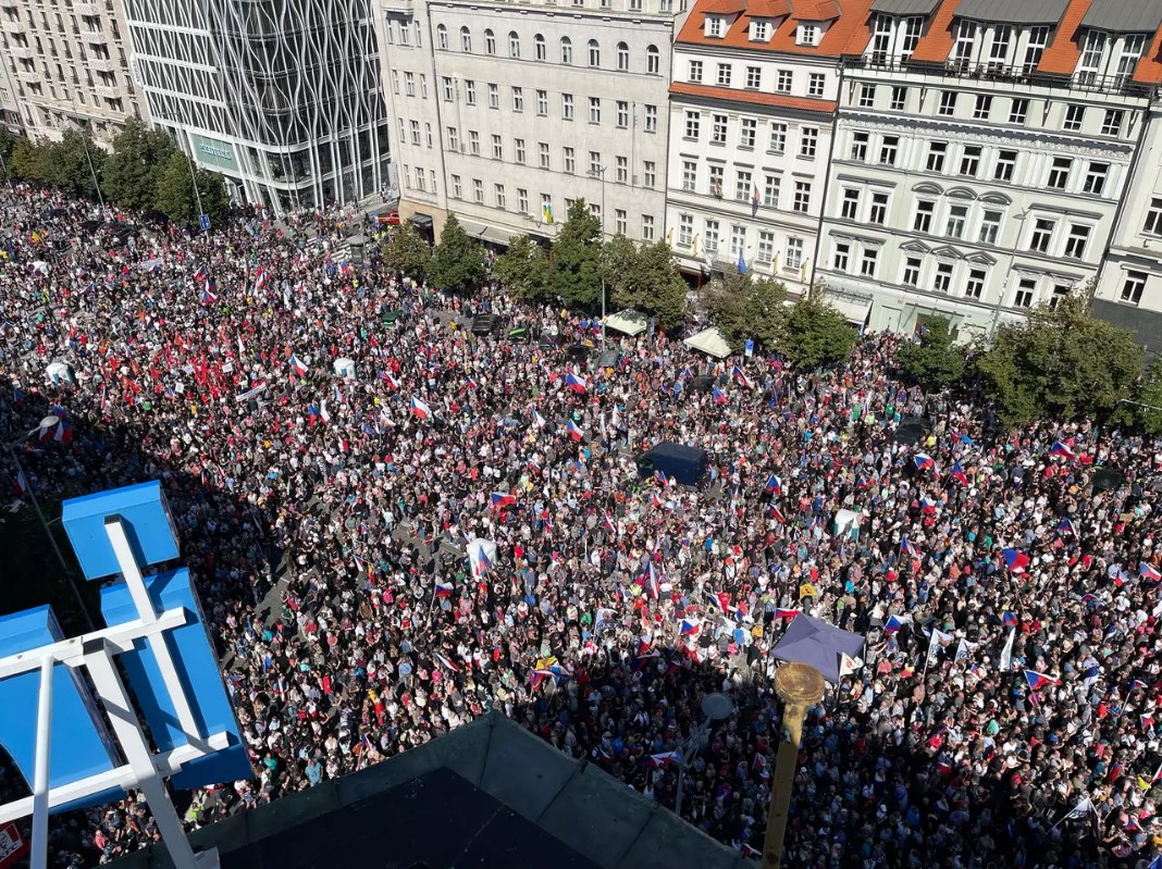 Prague protest 2 Image Marxistická Alternativa