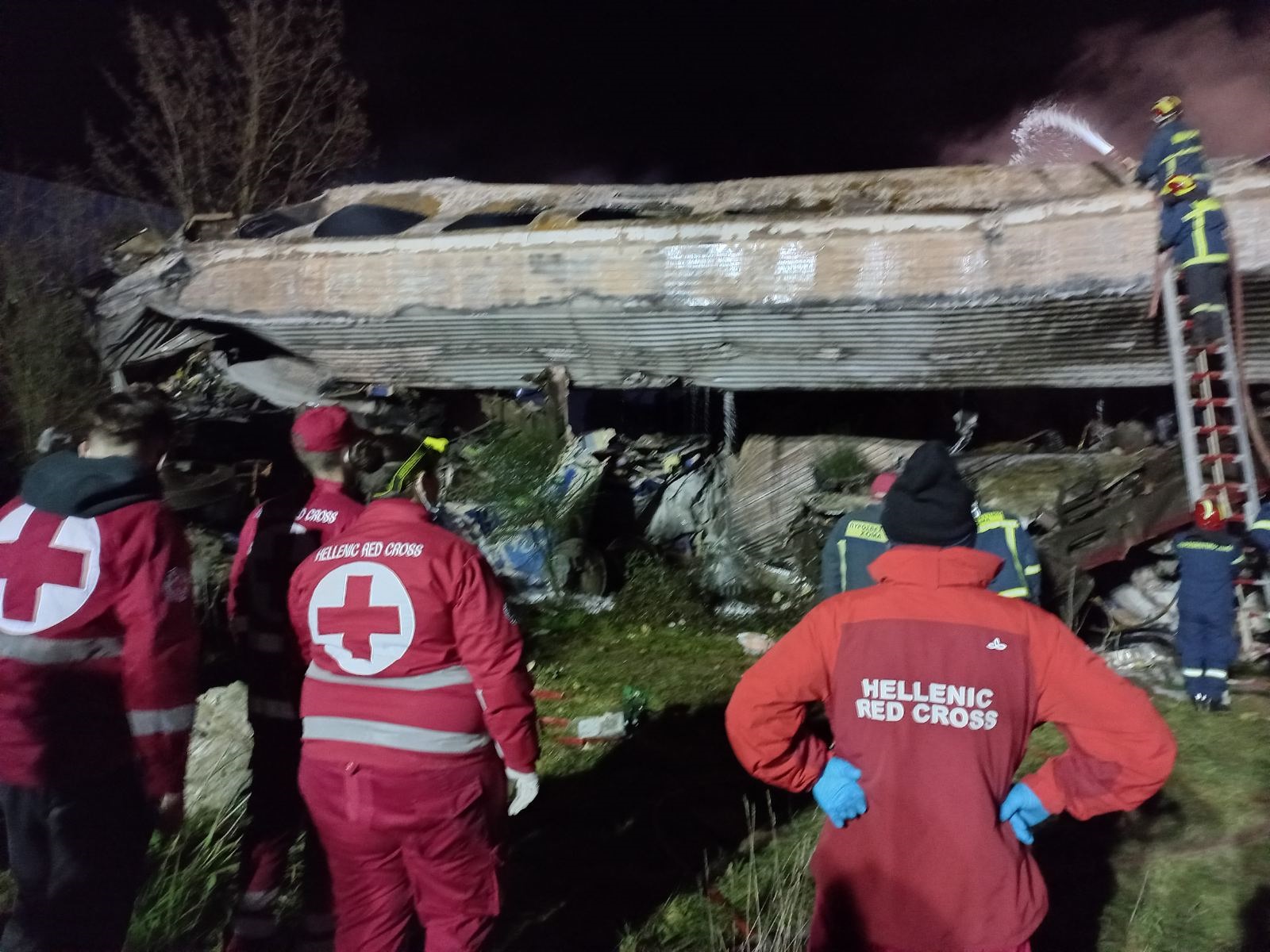 Red Cross train crash Image Hellenic Red Cross Twitter