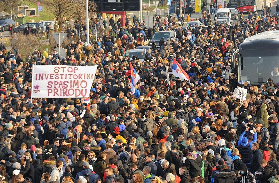 Srbija Protesti protiv Rio Tinta