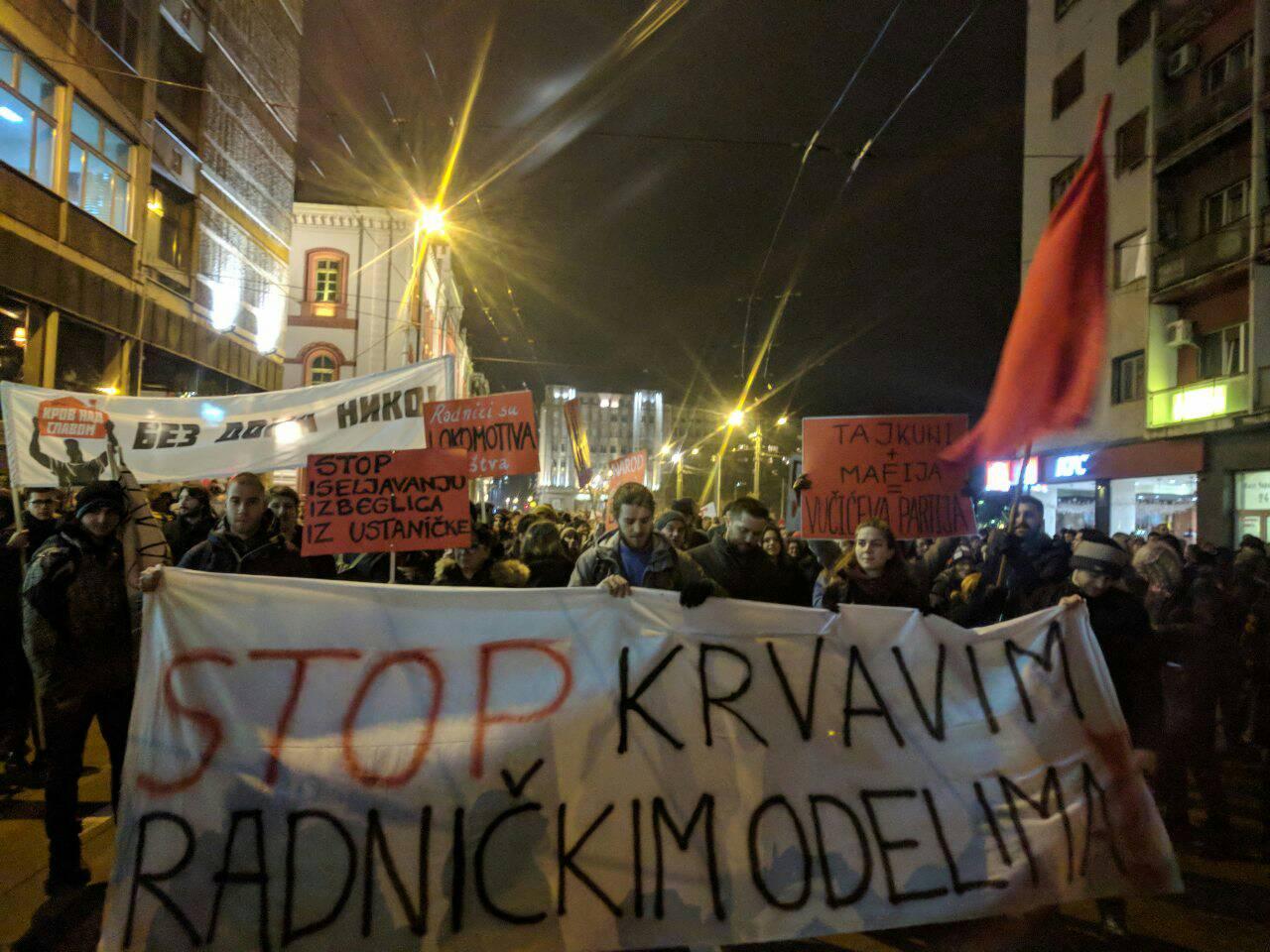 Stop krvavim radničkim odelima