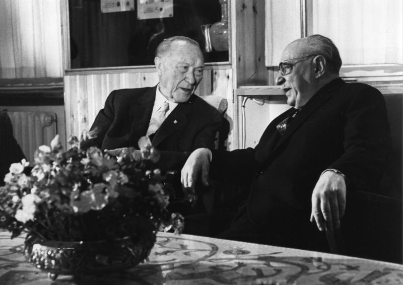 adenauer in Israel Image public domain
