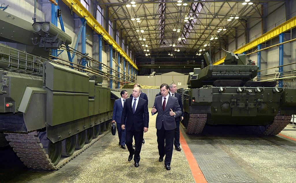 putin tank hall Image kremlin.ru