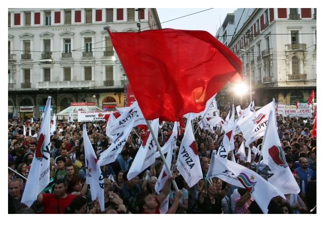 syriza-flags